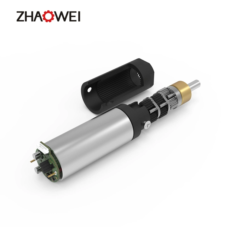 Zhaowei Zwbpd006006-198 6mm Gear Ratio 198 3V 6V 12V 38rpm 250GF. Cm Micro Planetary Plastic DC Gearbox Motor